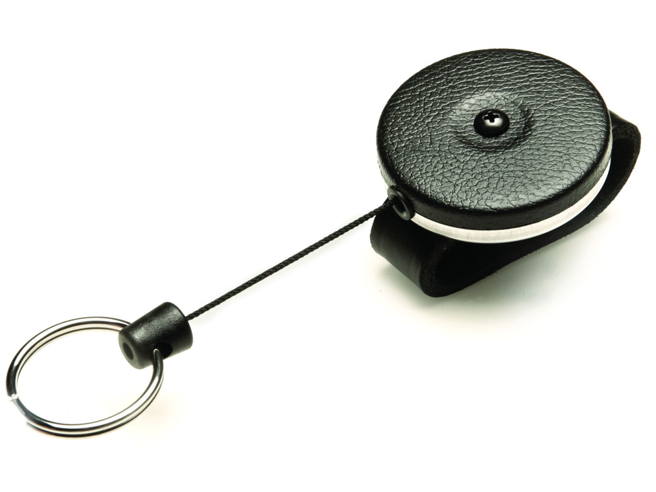 Bild von KEY-BAK #481 48 Black Kevlar mit Gürtelschlaufe Schlüsselrolle